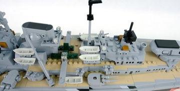 开箱国产积木军舰视频,匠心独运，再现海上雄风